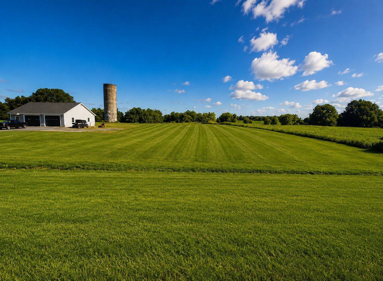 Orchard and large rural property lawn care - North Country NY