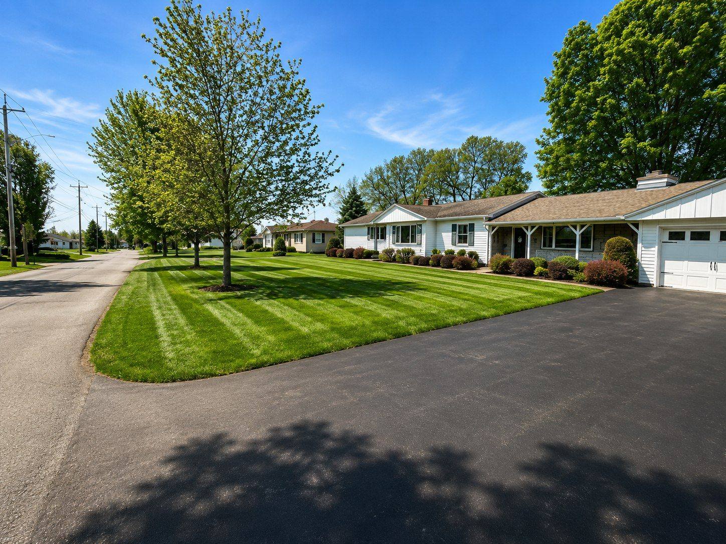 Full curb appeal property maintenance - Happy Grass Co